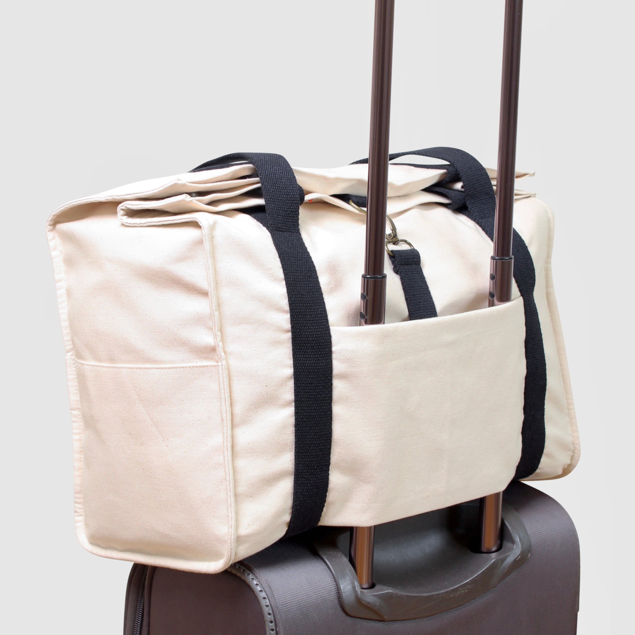 Carry All Bag - Beige Black