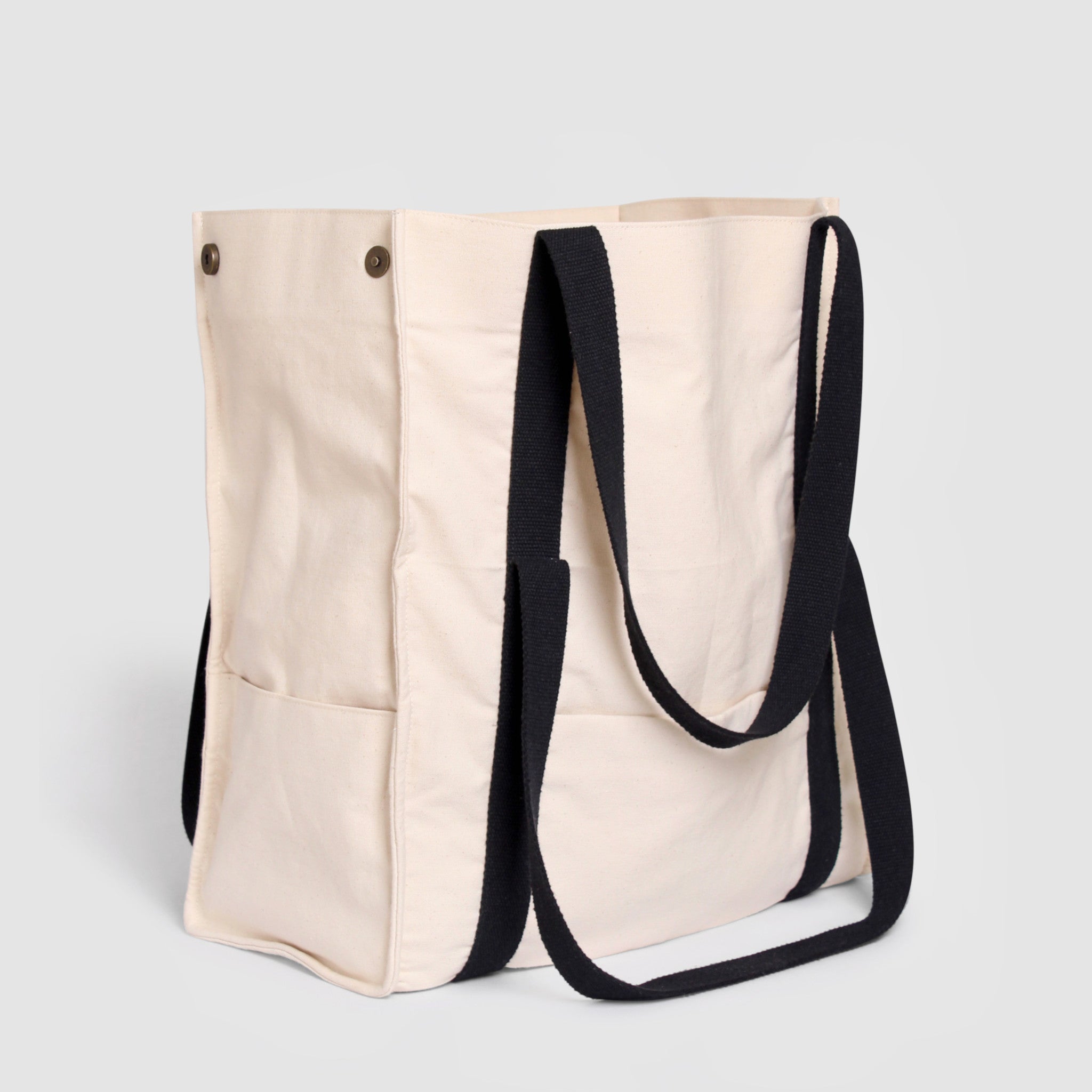 Carry All Bag - Beige Black