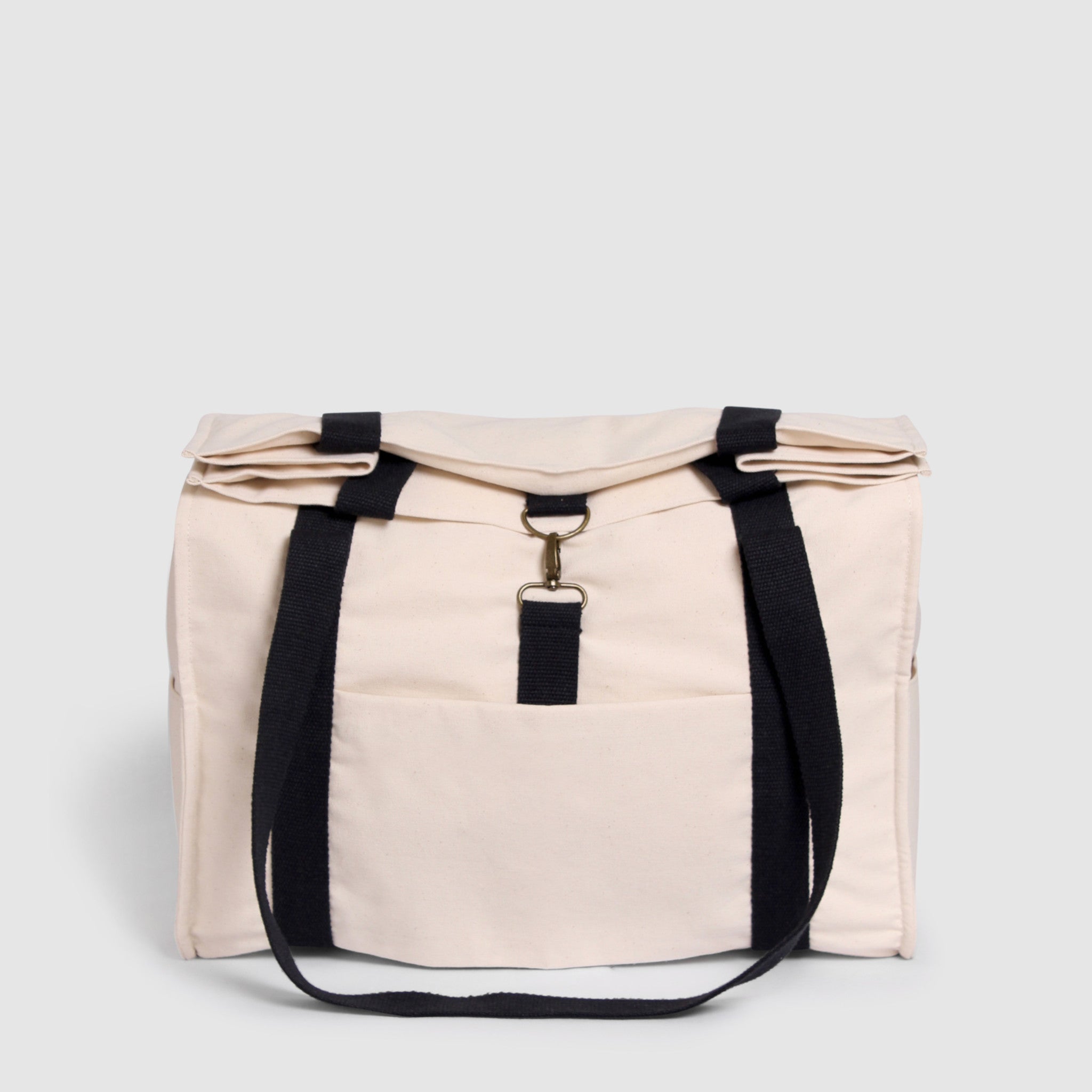 Carry All Bag - Beige Black