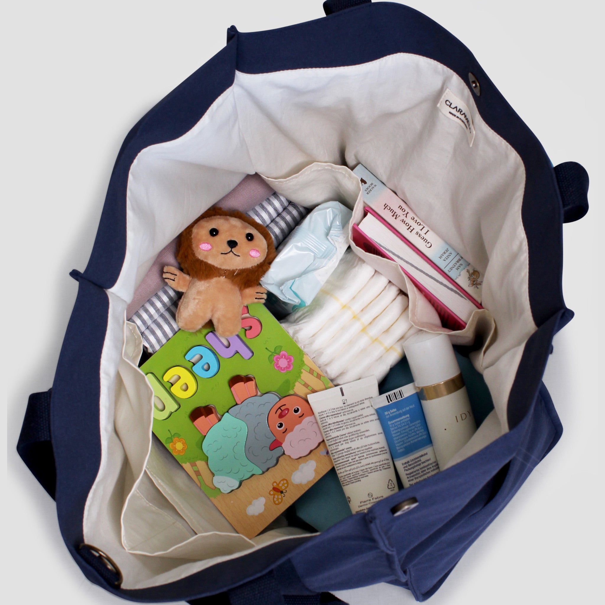 Carry All Bag - Blue White