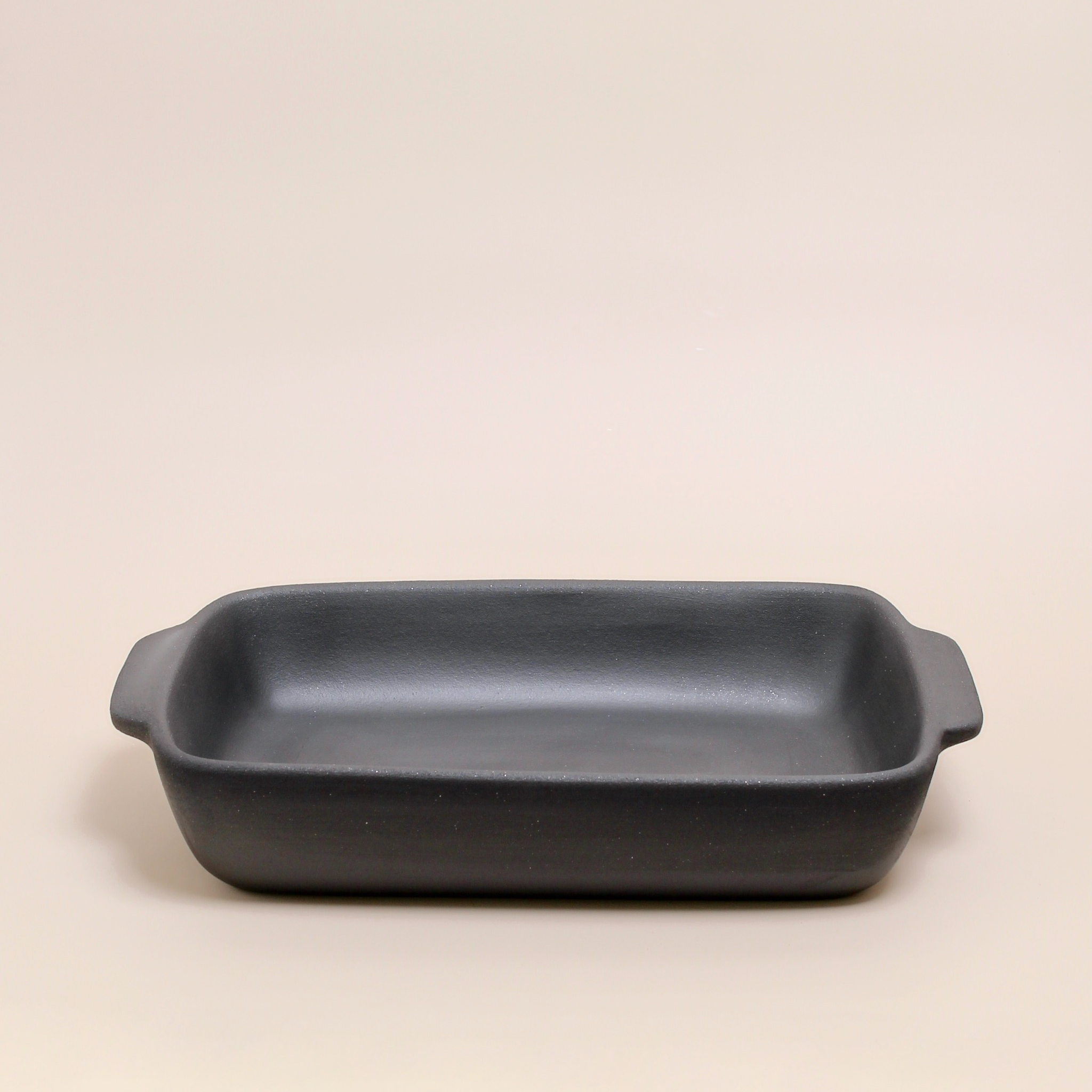 Black Clay Oven Dish