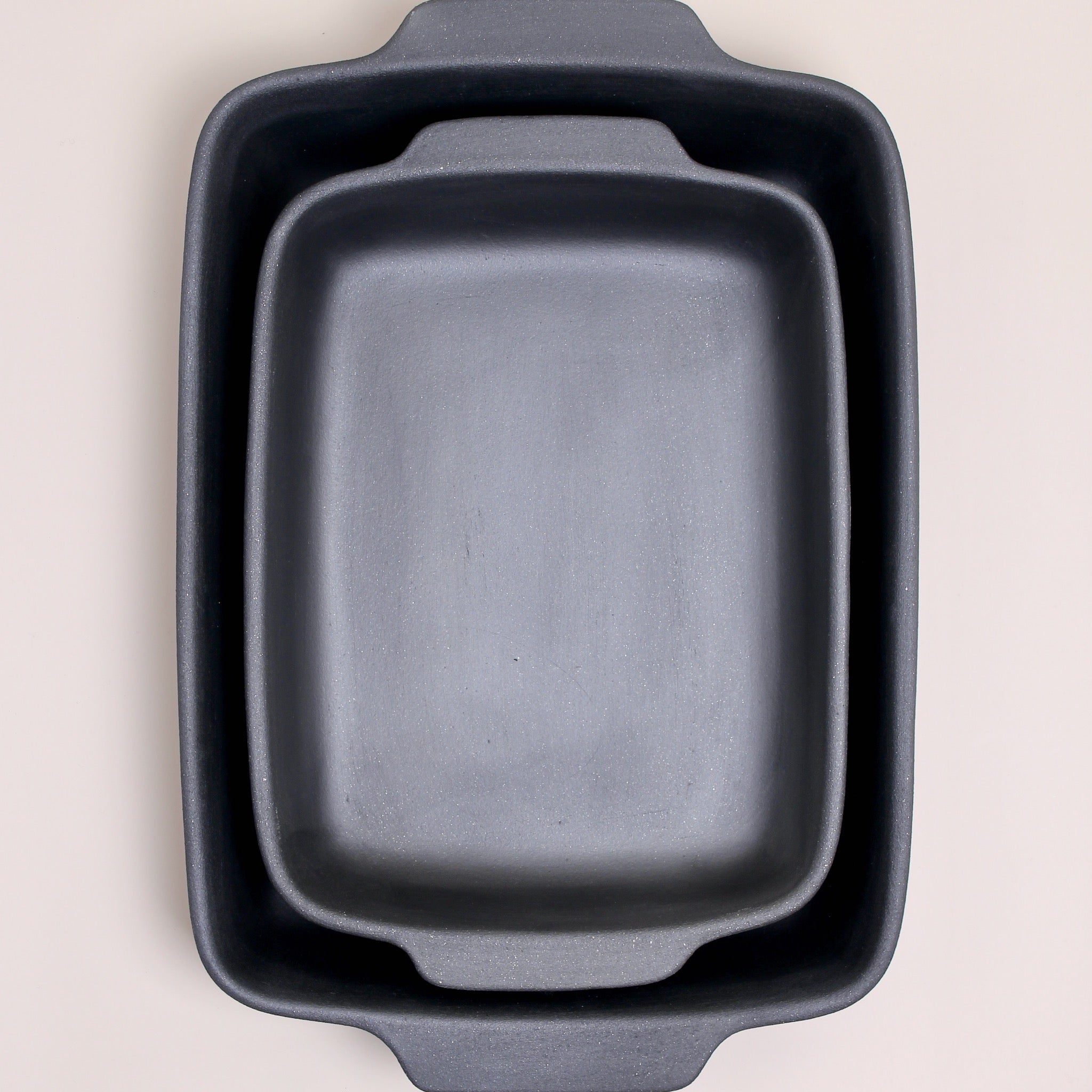 Black Clay Oven Dish