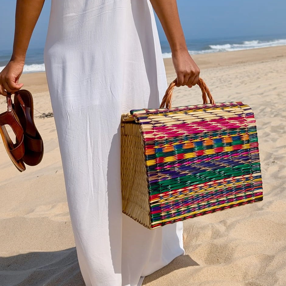 Handwoven Basket Praia