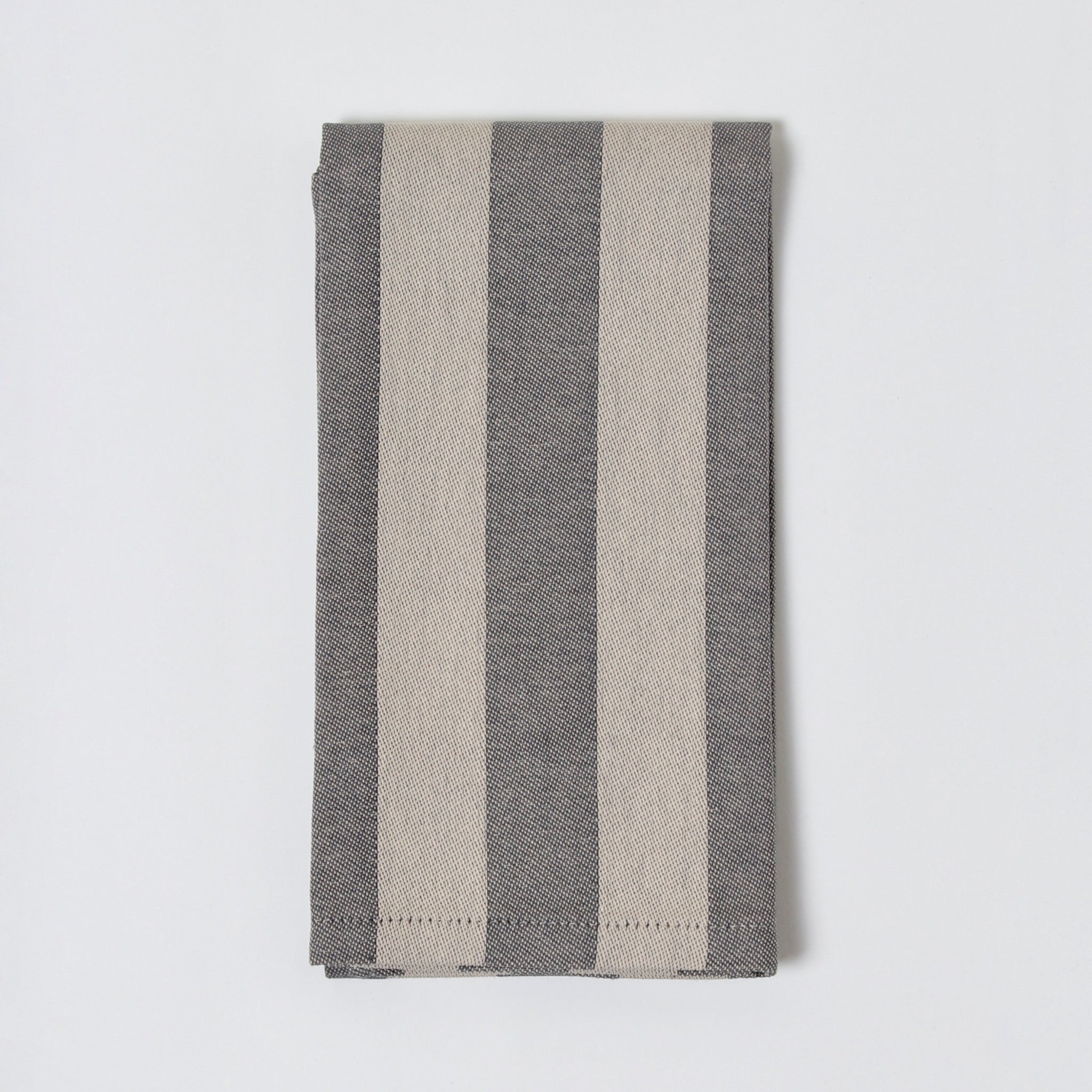Kitchen Towel - Stripes Dark Grey