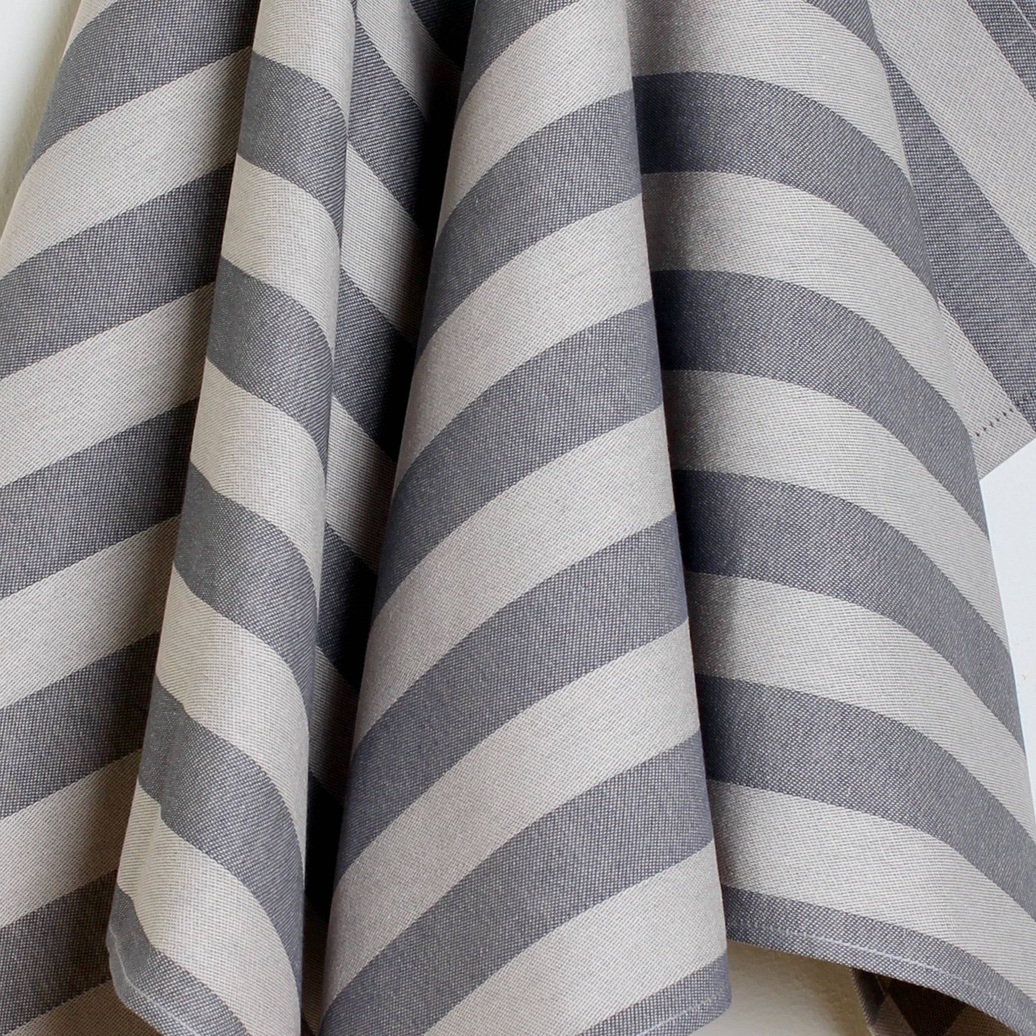 Kitchen Towel - Stripes Dark Grey