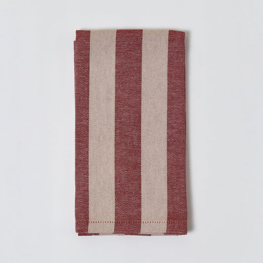 Kitchen Towel - Stripes Red