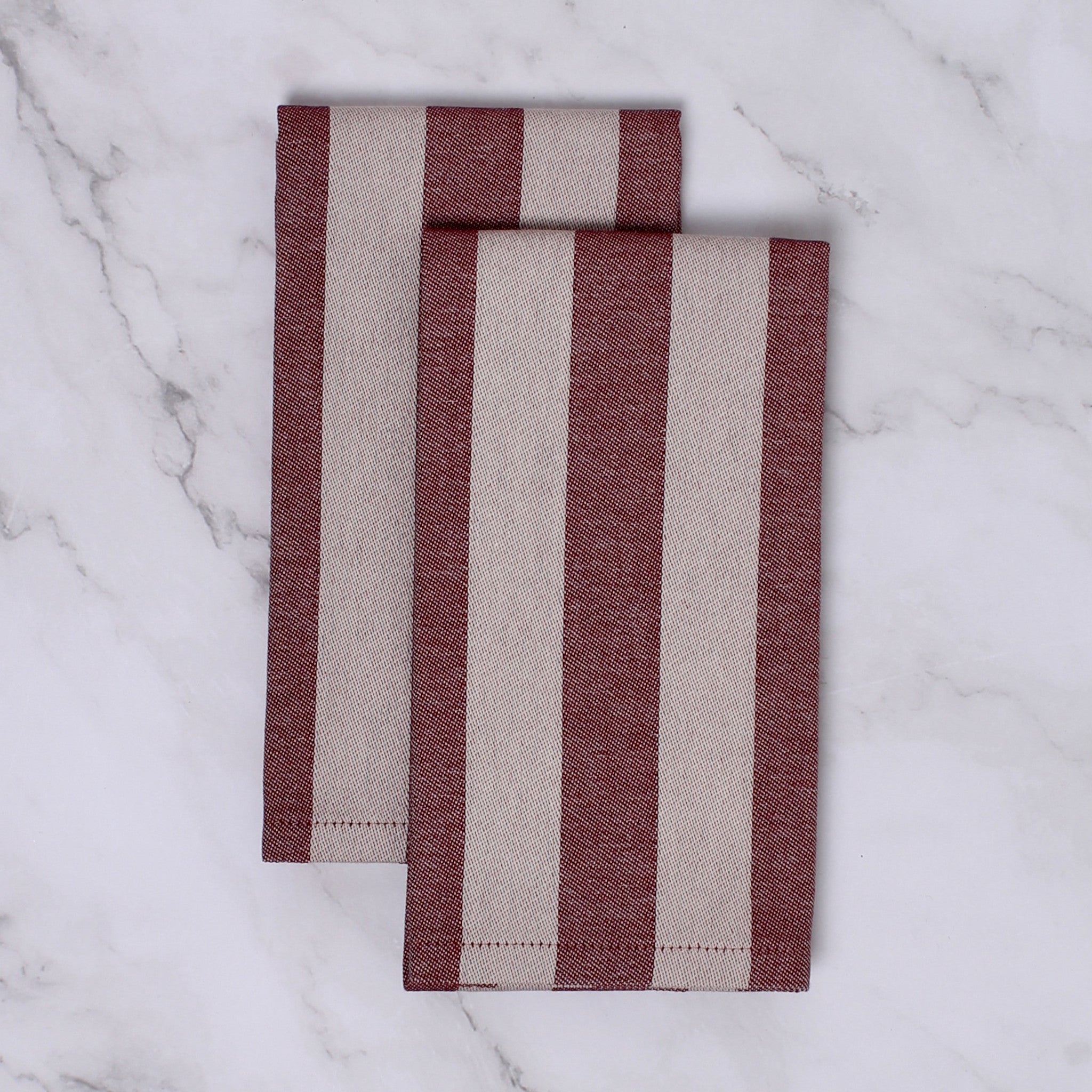 Kitchen Towel - Stripes Red