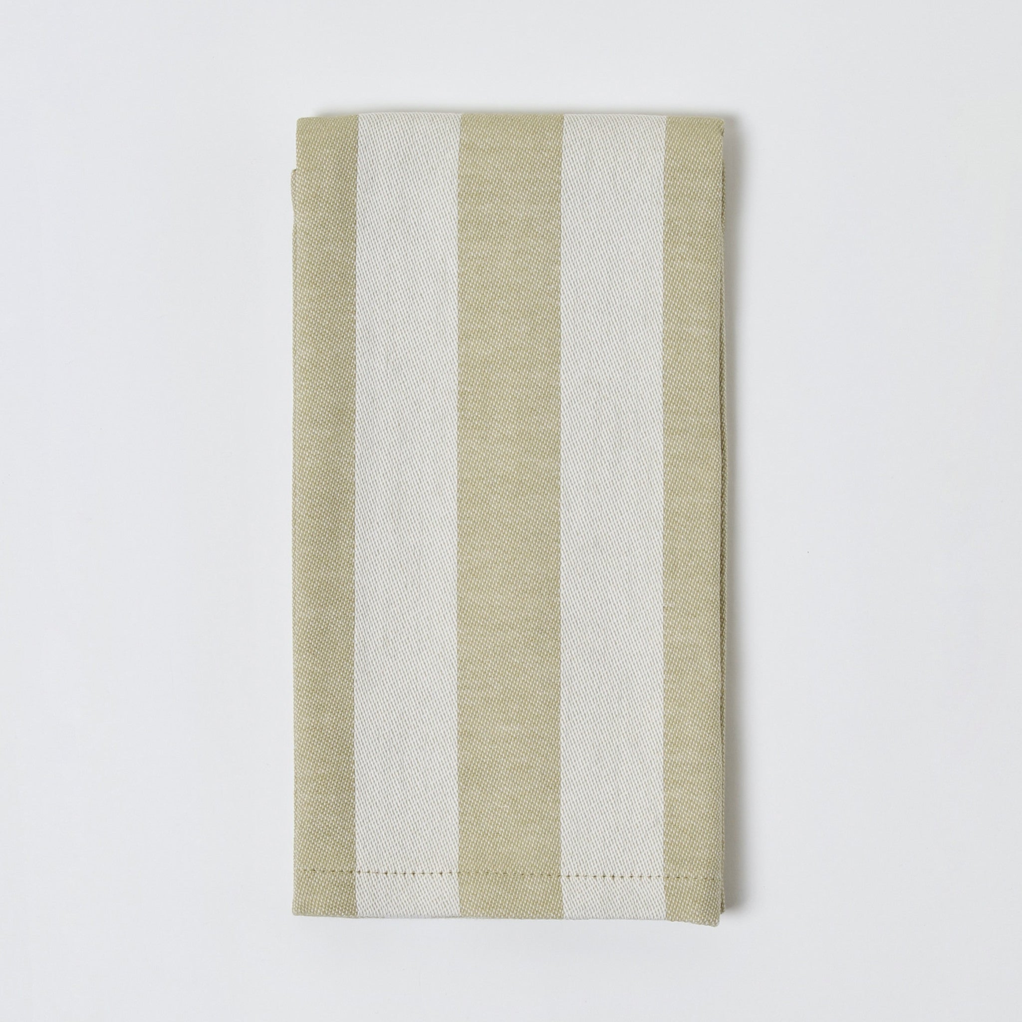 Absorbent and durable striped towel for dishes, hands, and counters