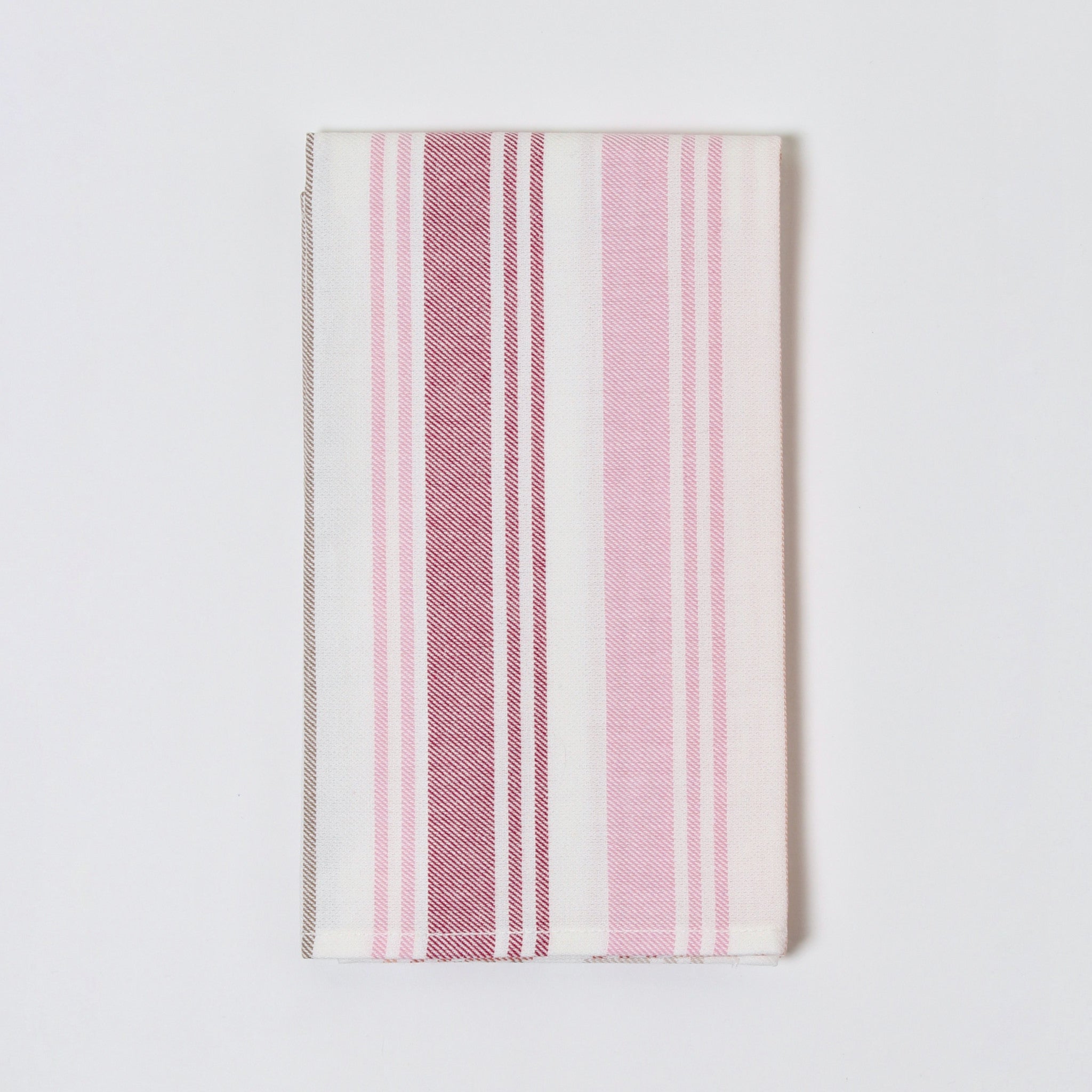 Cotton kitchen towel 50x70 cm with bluish and white stripes