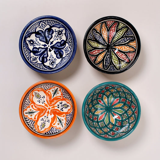 Safi Schalen - 4er-Set - Azul