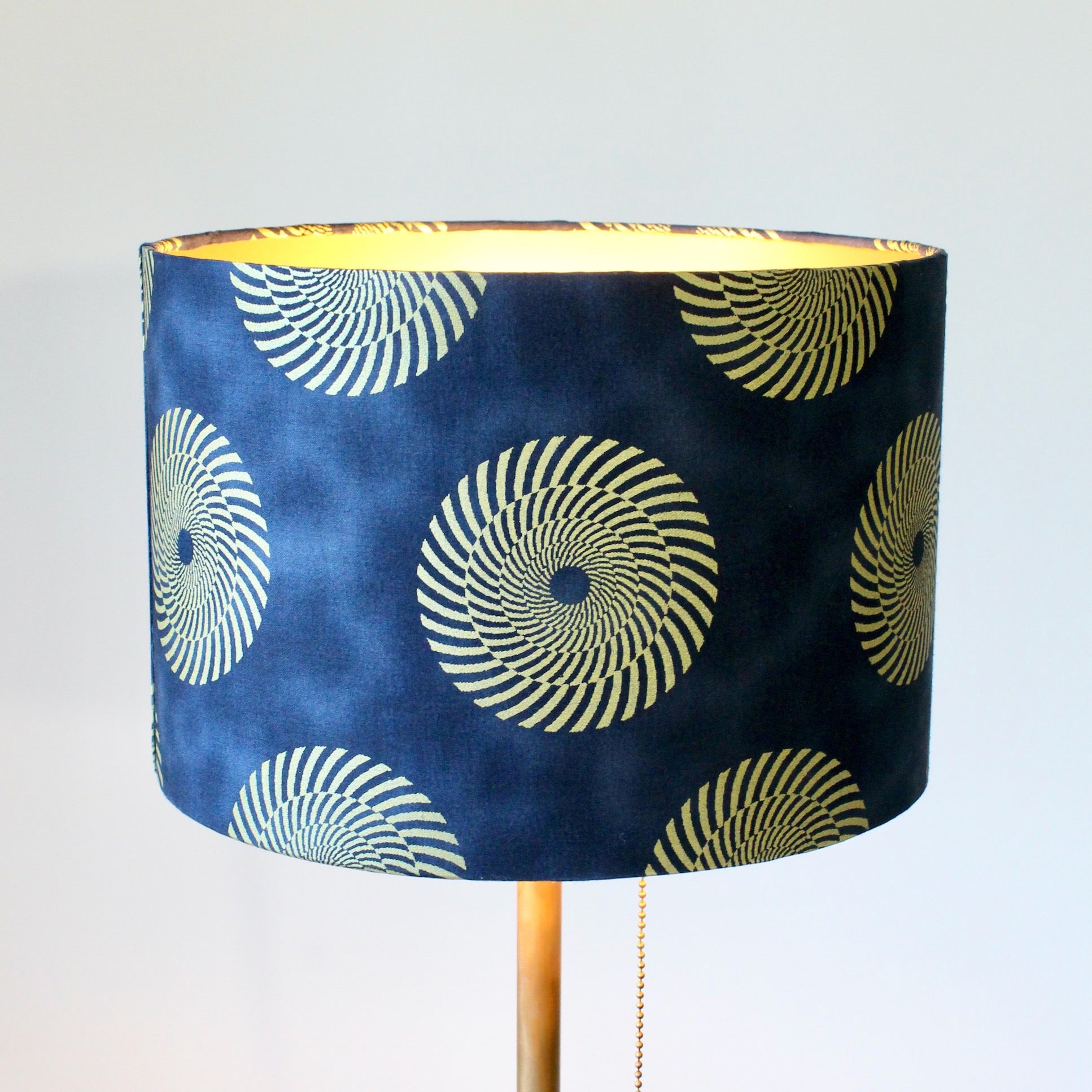 pattern african lampshade colourful fabric lamp handmade portugal boho table floor ceiling lighting