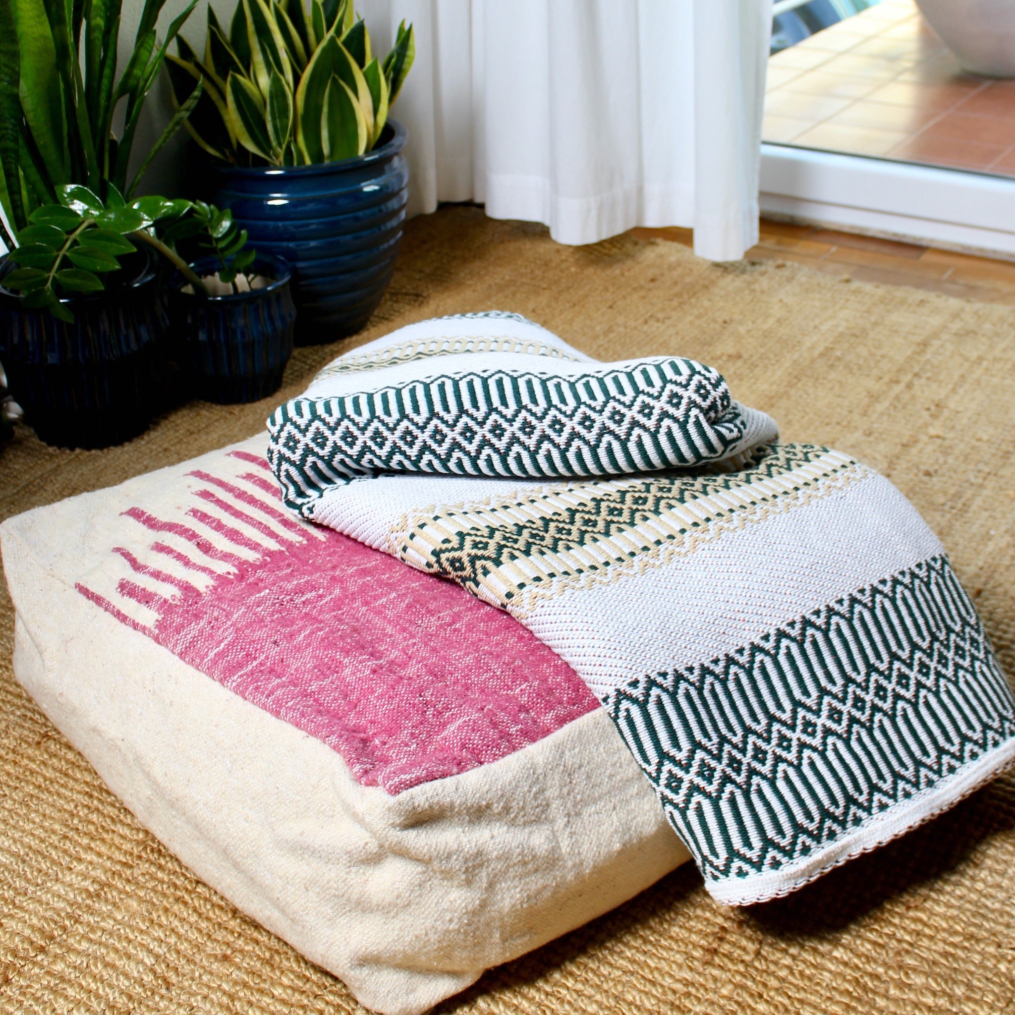 Floor Cushion - Pouf - Adina