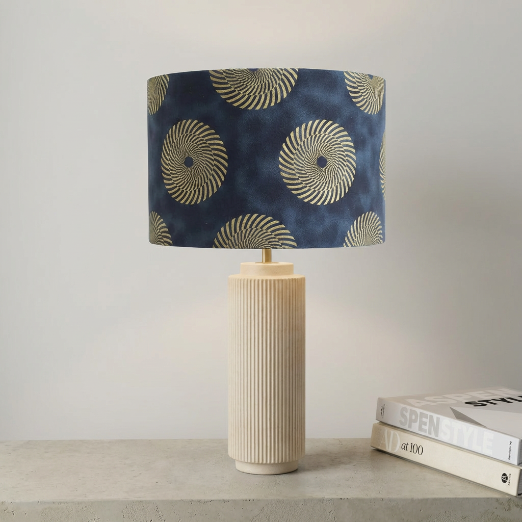 pattern african lampshade colourful fabric lamp handmade portugal boho table floor ceiling lighting