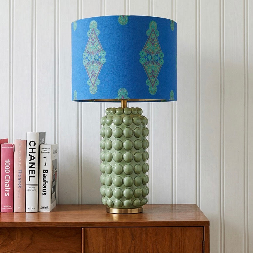 handmade african textile lampshade colourful fabric shade for table floor or ceiling lamp