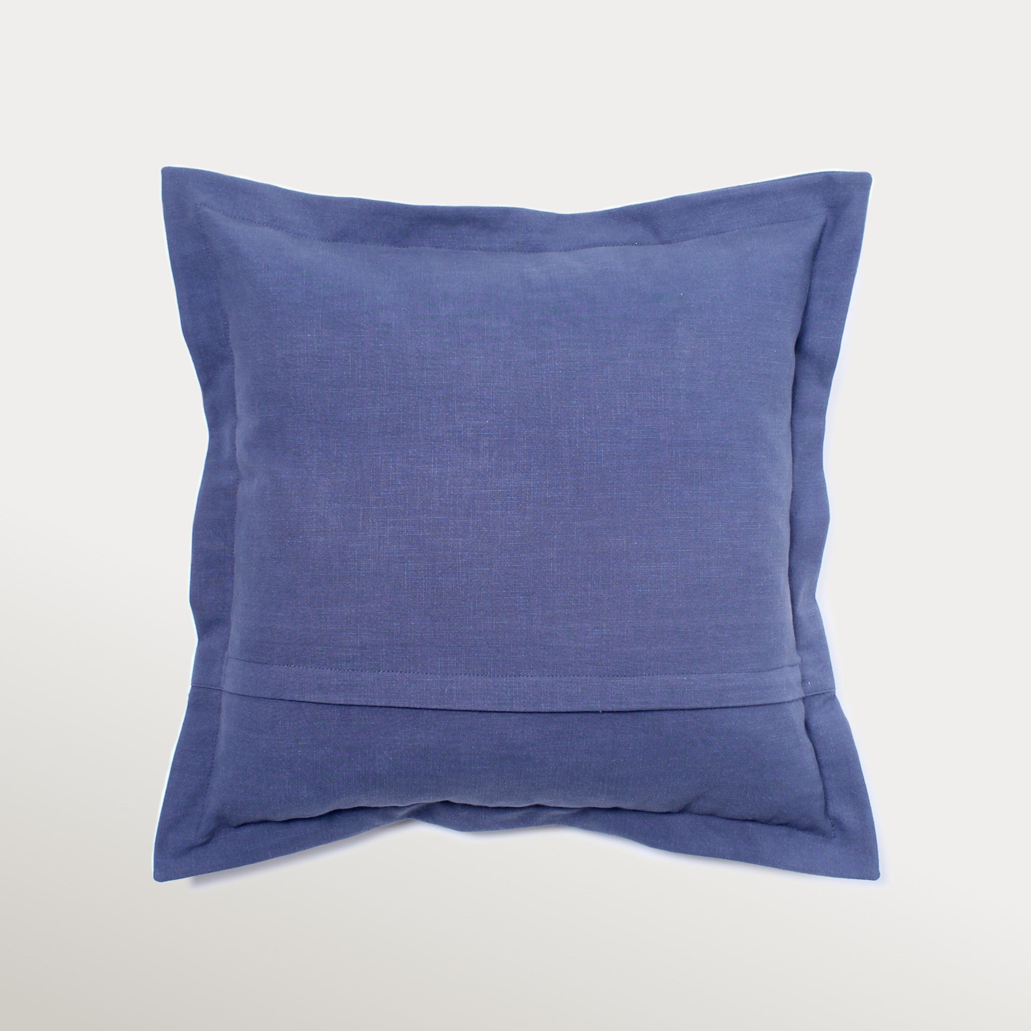 Decorative Throw Pillow - Organic Fabric - Blue