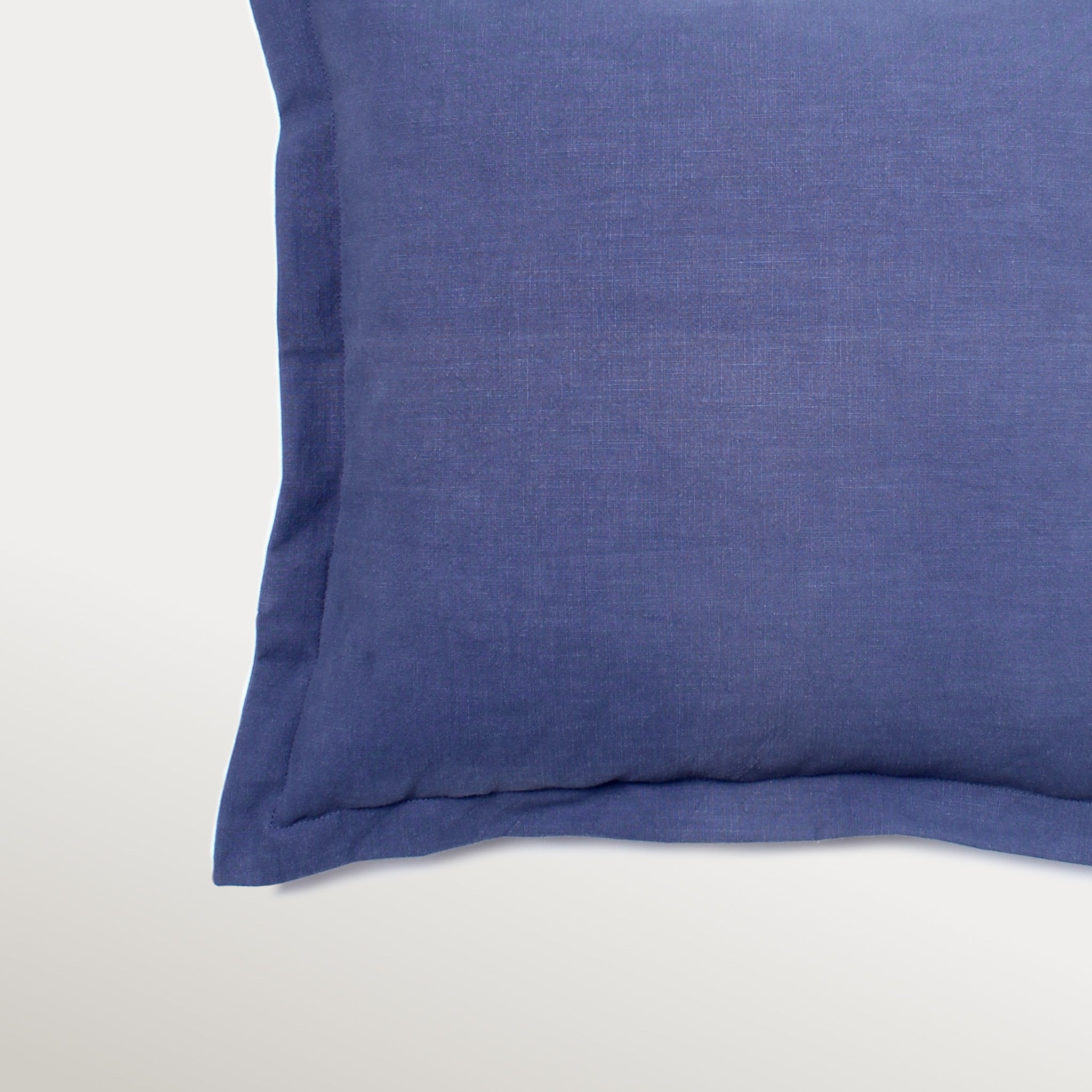 Decorative Throw Pillow - Organic Fabric - Blue